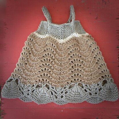 Mayhem & Old Lace Baby Dress - knitting pattern