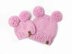 Double Pompom Winter Hat Hat Ears Bear Children Baby