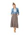 Burda Style Misses' Skirts, Front Fastening, Mini or Midi Length with Pocket Variations B6252 - Paper Pattern, Size 8-18