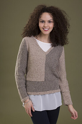 Unity Pullover in Tahki Yarns Tara Tweed