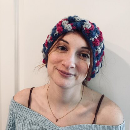 Twisted Bobble Headband Ear Warmer