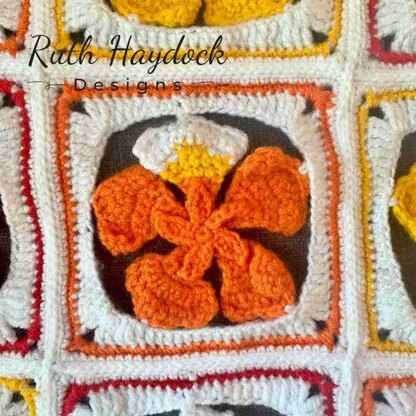 Flame Tree Flower Crochet Pattern