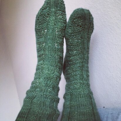 Mixture worsted socks