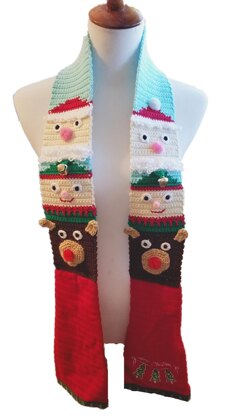 Christmas Totem Pole Kitchen Boa