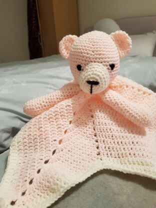 Bear comfort blanket