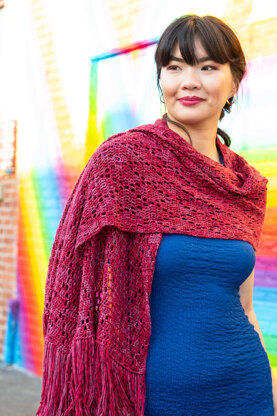 Kassel Shawl in Berroco Tillie - Downloadable PDF