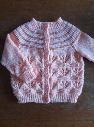 JK51 lace toddler cardigan