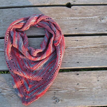 KAL shawl - knitting pattern