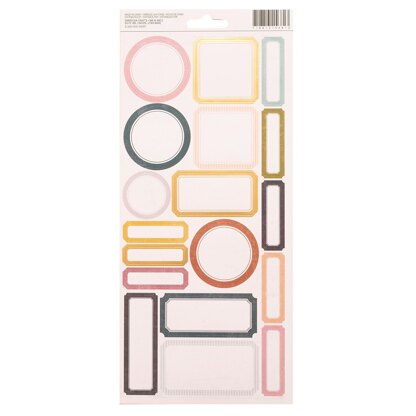 American Crafts Heidi Swapp - Care Free Cardstock Stickers 48/Pkg
