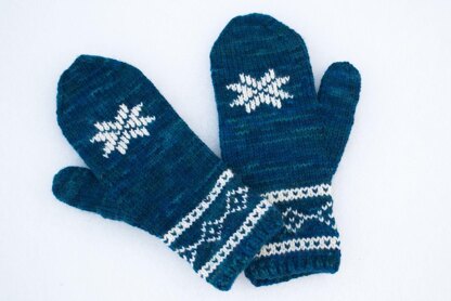 Winter Sonata (hat and mitten set)