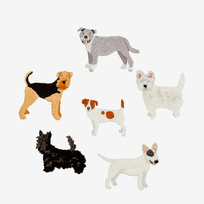 DMC Terriers Embroidery Pattern - PAT1740 - Downloadable PDF