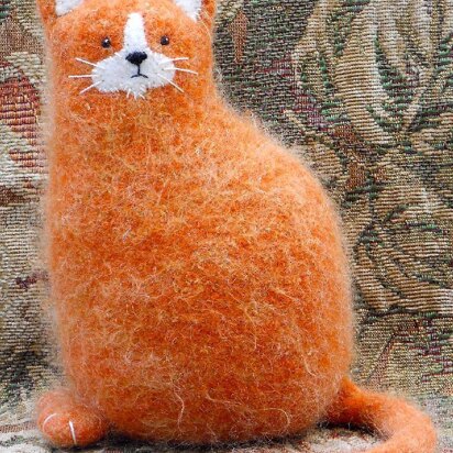 Felted Woolly Kitty Kat