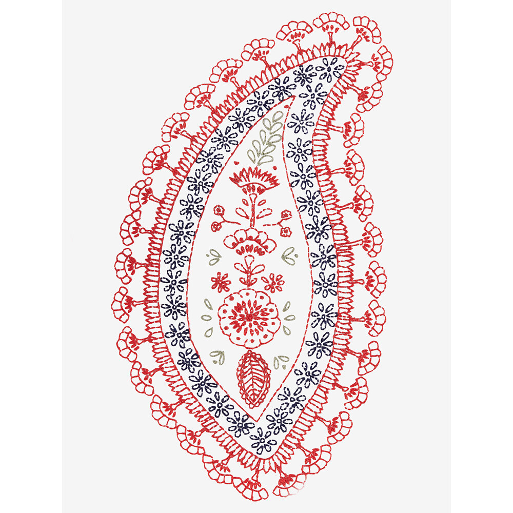 Paisley Pattern I Cross Stitch Pattern Pdf Format -  Canada