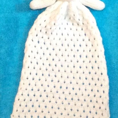 The Snowman Baby Comforter/Blanket - knitting pattern
