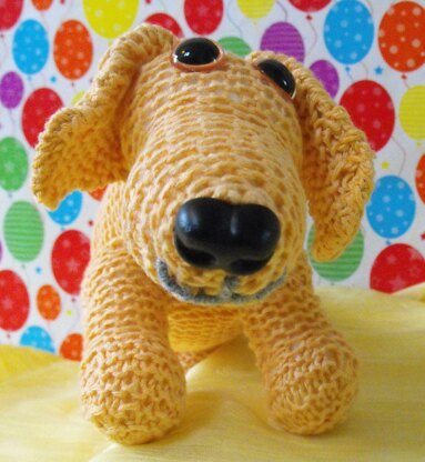 NURSERY SAUSAGE DOG TOY KNITTING PATTERN - MADMONKEYKNITS