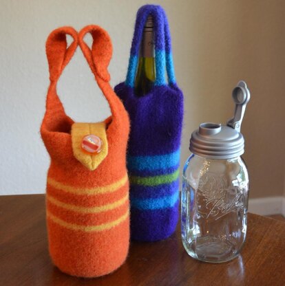 Felted Canning Jar Cozies