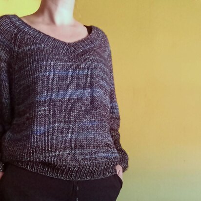 Autumn Weekend Raglan Pullover - knitting pattern