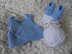 Premature Baby 10in wrap and booties