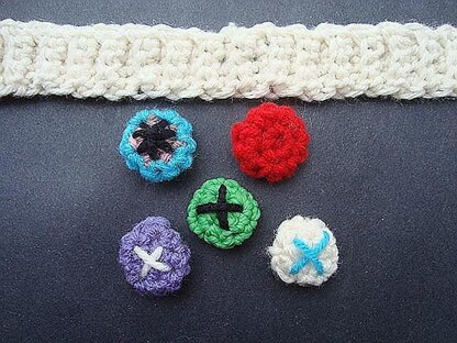 Make your own Buttons | Crochet Pattern 208