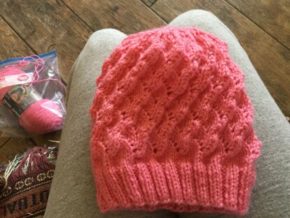 Lindah's pink hat