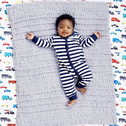 Waverly Baby Blanket in Lion Brand Off The Hook - L80298b - Downloadable PDF