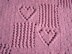 Baby Blanket Hearts and Lace for Car-seat+