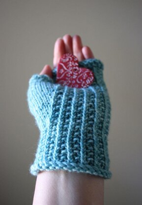 Belgique Fingerless Mittens Mitts