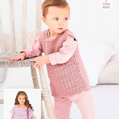 Crochet Cabbage Patch Dress in Stylecraft Bambino DK - 9607 - Downloadable PDF