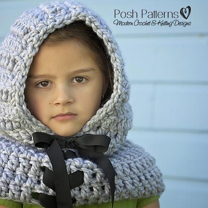 Hooded Cowl Crochet Pattern 389