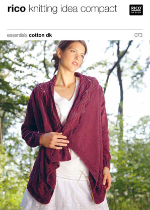 Cardigan in Rico Essentials Cotton DK - 073