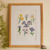 DMC Mindful Making The Peaceful Flowers Cross Stitch Kit