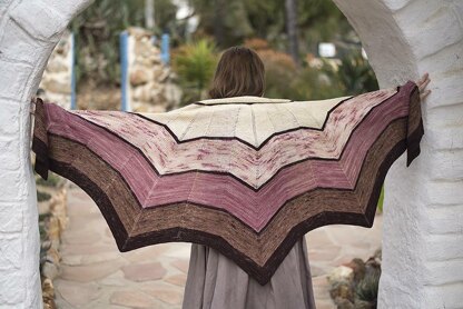 Cherry and Plum Shawl