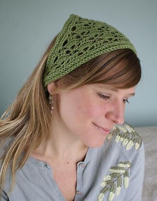 Lacy Crochet Kerchief