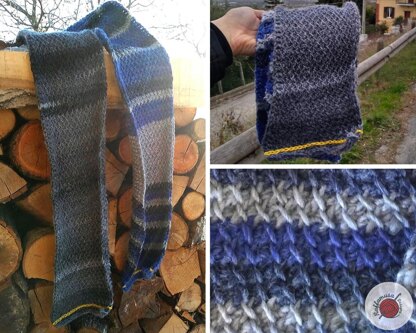 Diagonal Lattice Man Scarf