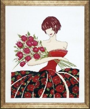 Design Works Rosa Cross Stitch Kit - 2434