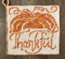 Thankful Pumpkin Potholder 2