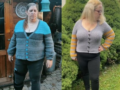 FERN HAND EMB. ORGANIC CARDIGAN