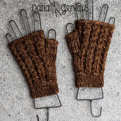 Caffeine Fingerless Mitts