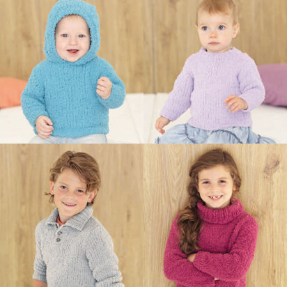 Sweaters in Sirdar Snuggly Snowflake Chunky - 4726 - Downloadable PDF