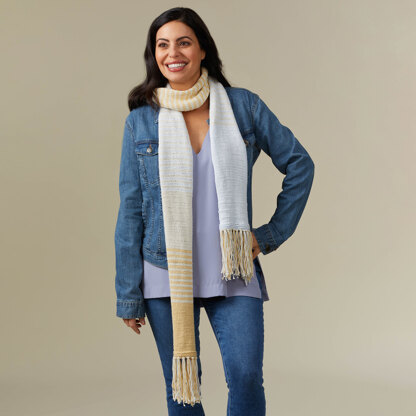 #1315 Scorpius - Scarf Knitting Pattern for Women in Valley Yarns Westhampton by Valley Yarns