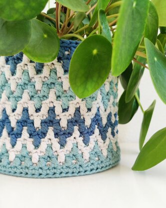 Chunky ZigZag basket