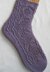 Wells Cable Lace Socks