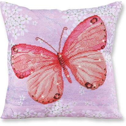Diamond Dotz Papillon Abricot Pillow Diamond Painting Kit