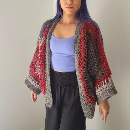 Leaf Hexagon Cardigan