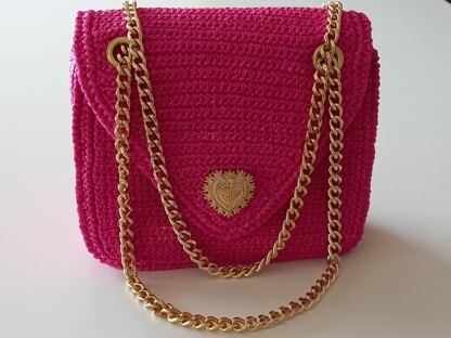 "Divine" rafia crochet bag