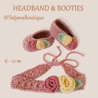 Baby Headband and Ballerina Booties