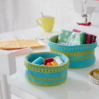 Baskets in Schachenmayr Journey - S8958 - Downloadable PDF