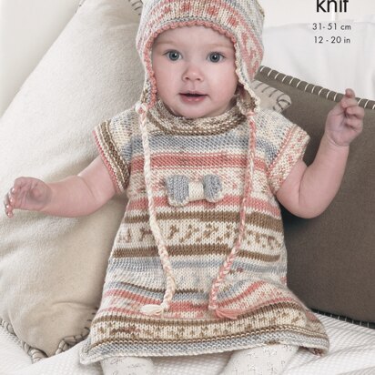 Baby Set in King Cole DK - 4010 - Downloadable PDF