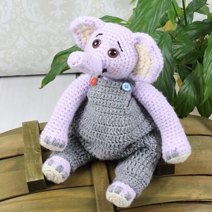 265- Eddie The Elephant Crochet Pattern #265