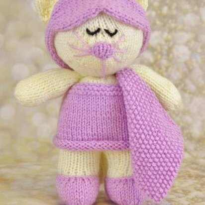 Sheila the Sleepy Cat - knitting pattern